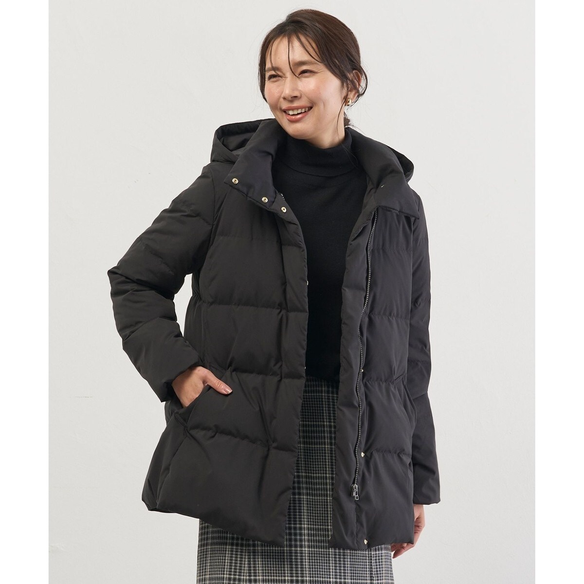 ROPÉ ロペLIMONTA Thin Down シンダウンハーフコートBK 2024-B-GGO34050_c01_500x.jpg?v