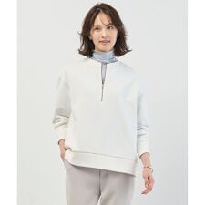 裏毛 ハーフジップ プルオーバー