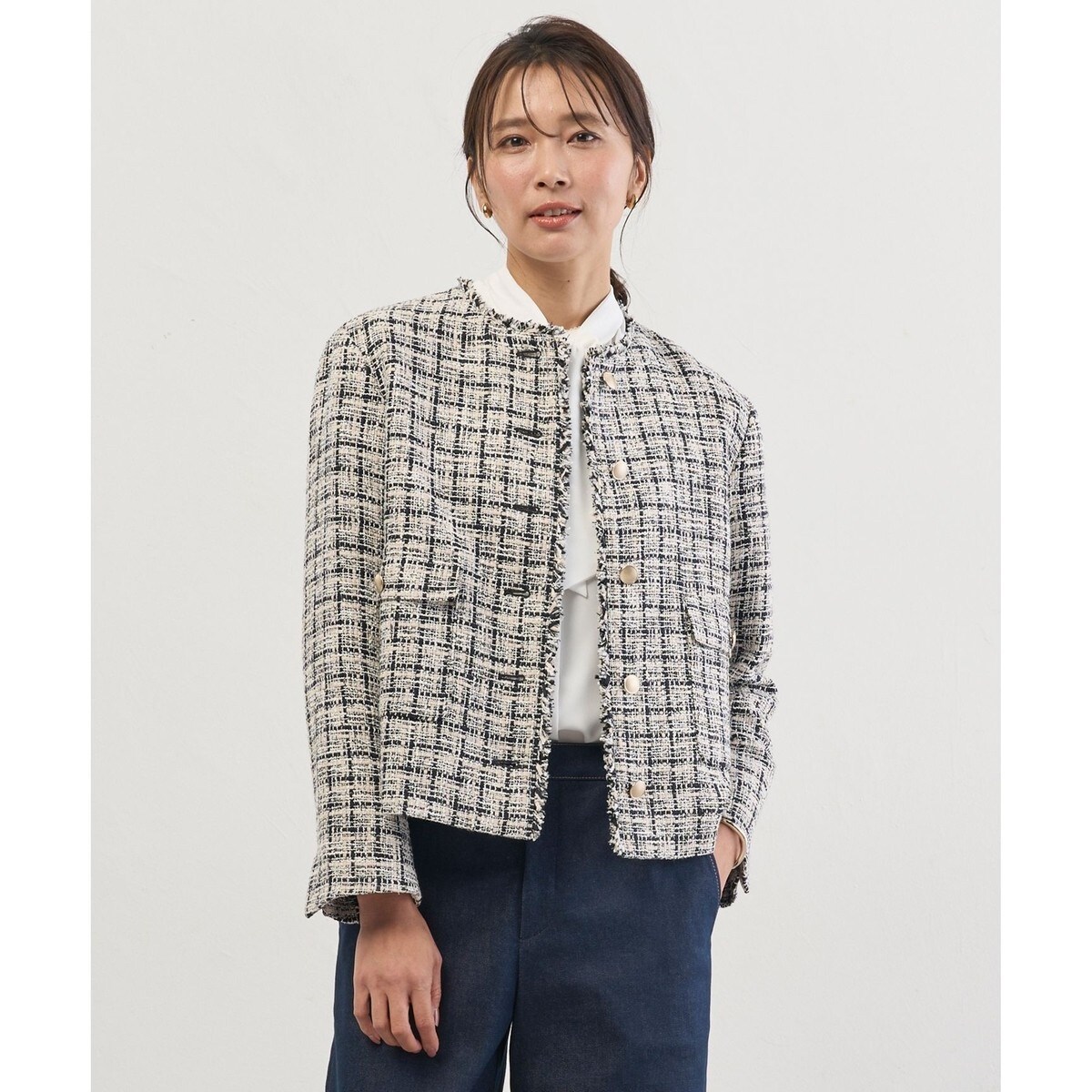 Monotone Tweed ジャケット | イエナ(IENA) | マルイウェブチャネル