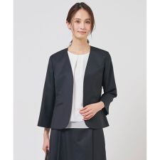 OXIJEWEL ストレッチ ノーカラー ジャケット