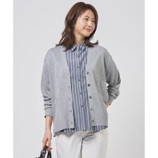 Vis/Pe スパーク ニット カーディガン