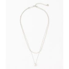 ドロップ 2連 ネックレス