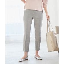 【洗える】ＴＲシャークスキン　テーパードパンツ