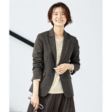 ジャージー テーラード ジャケット
