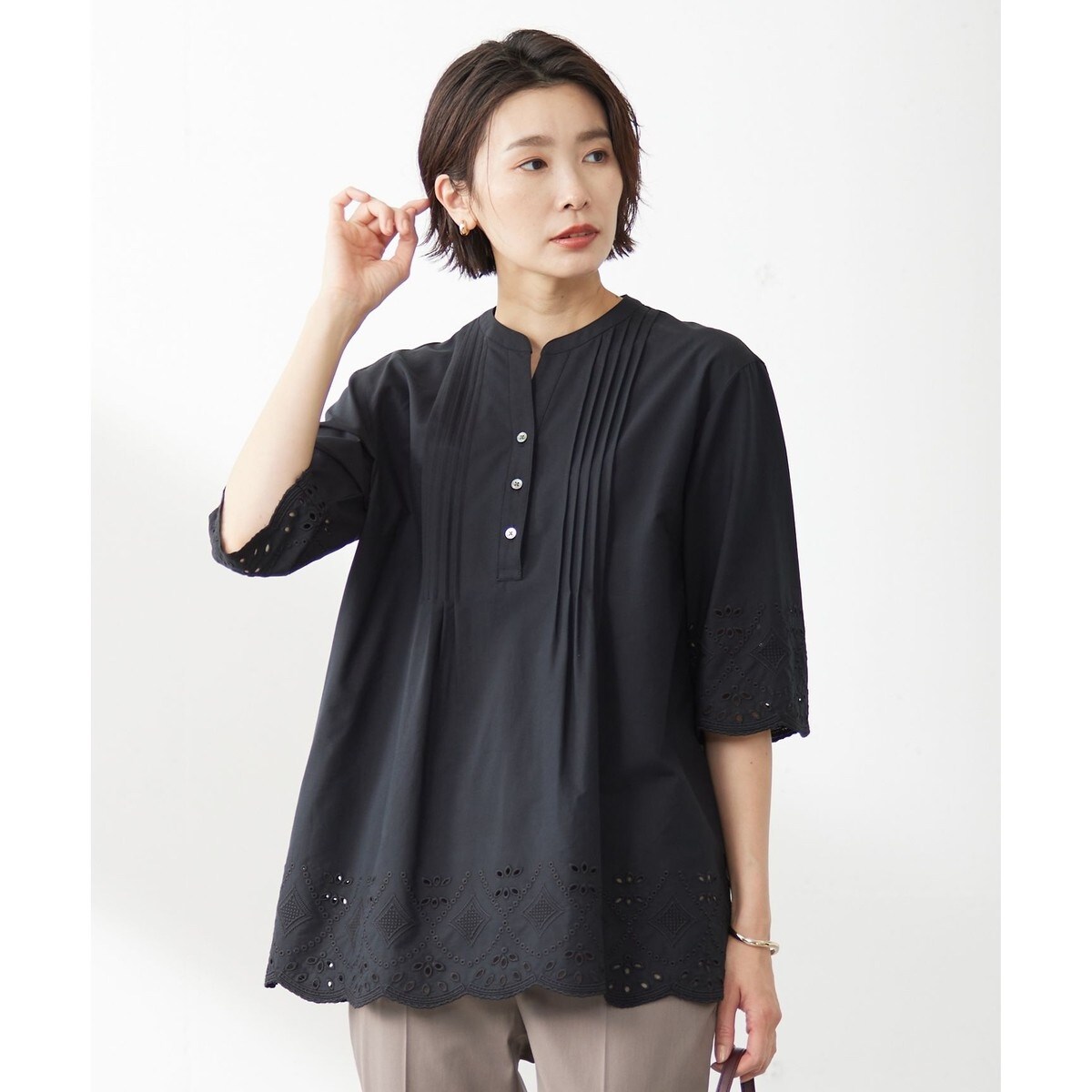 ジェイプレス　ブラウス＆裏毛カットソー J.PRESS（ジェイプレス）の「ロゴ 裏毛 カットソー（Tシャツ