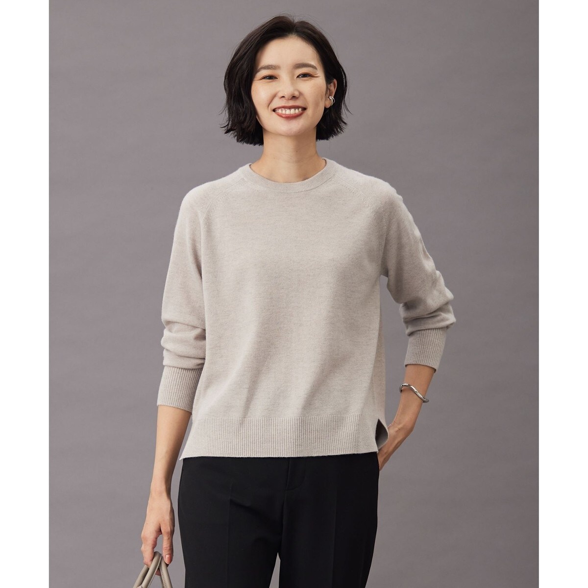 洗える】SEMI WORSTED WOOL クルーネック ニット | Ｊプレス(J.PRESS