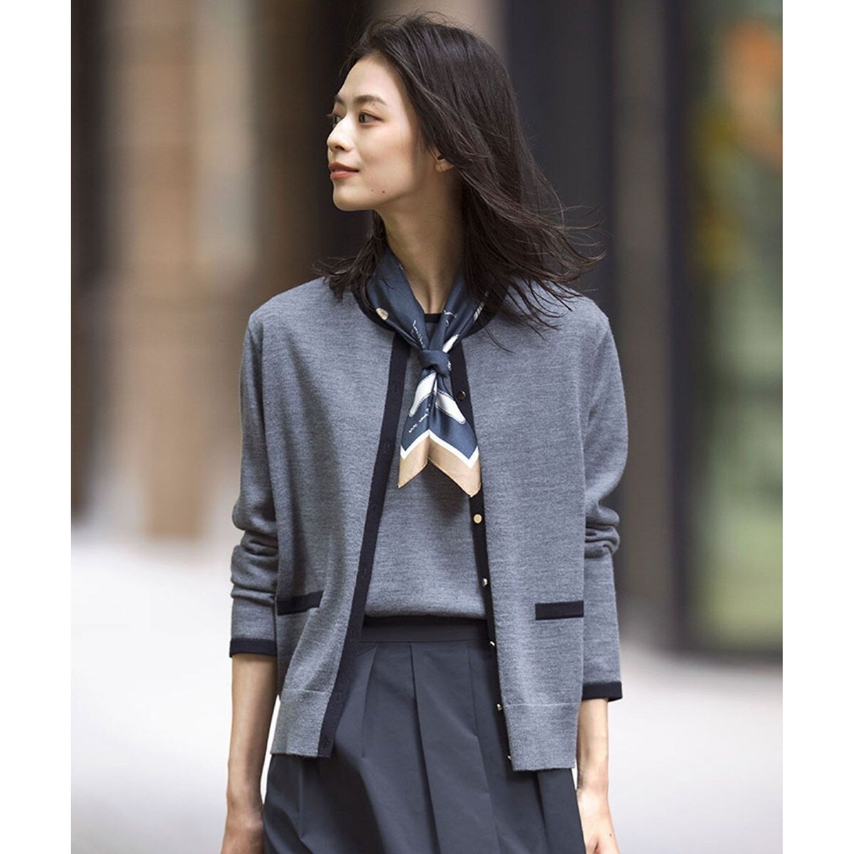 洗える】トリムツイン ニット | Jプレス(J.PRESS) | マルイウェブチャネル