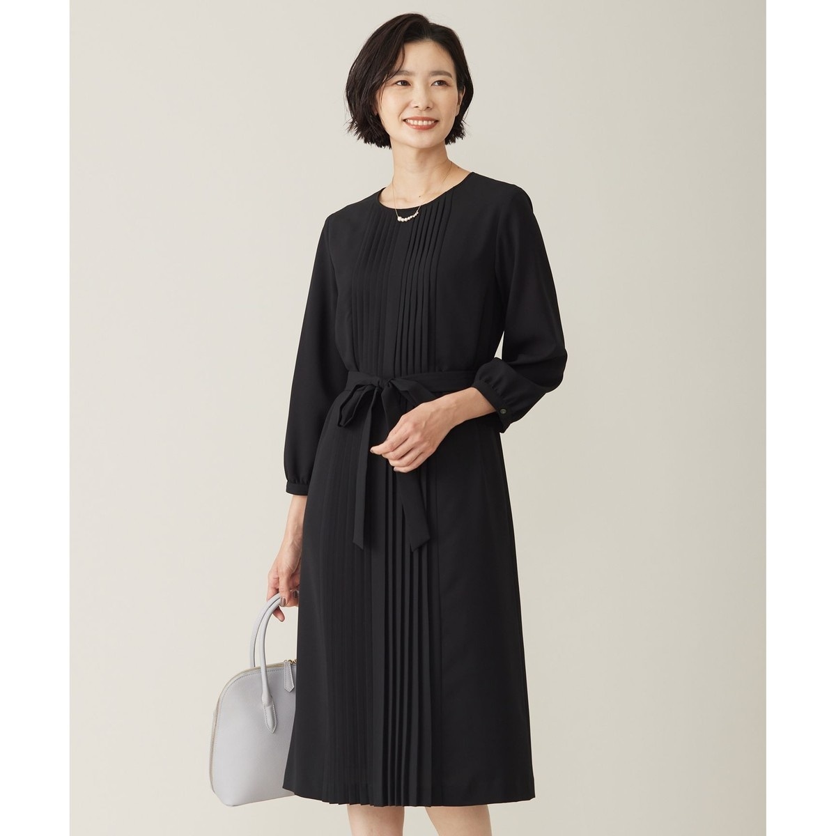 【J.PRESS】RENU ソフトタイプライター ワンピース J.PRESS｜【洗える】RENU ソフトタイプライター ワンピース
