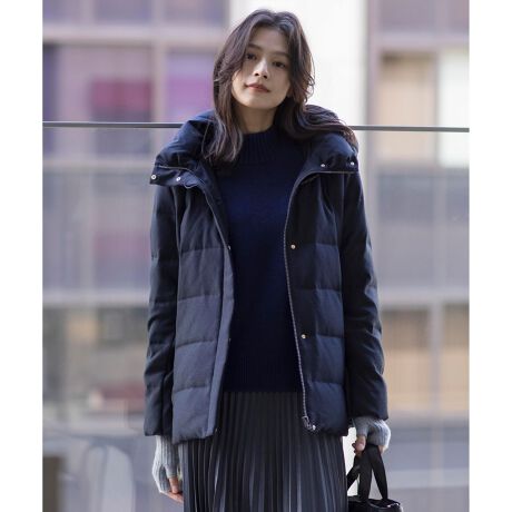 千鳥&グレンチェック ショート ダウン コート | Jプレス(J.PRESS  