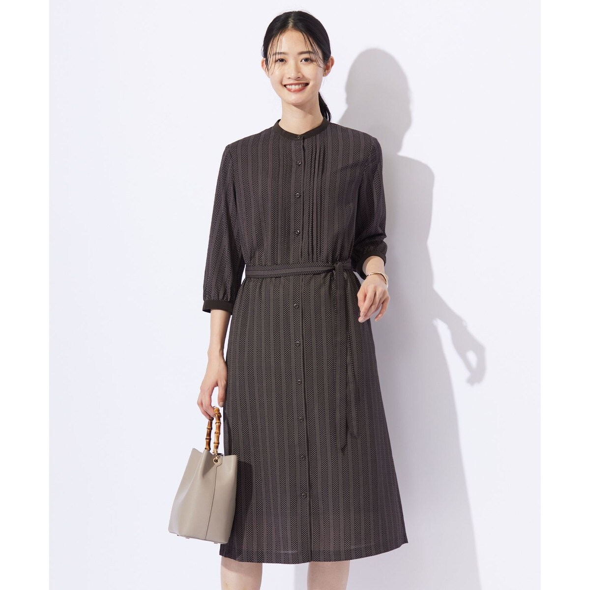 洗える】ALBINIコーコラン タックスリーブ ワンピース | 23区(23KU