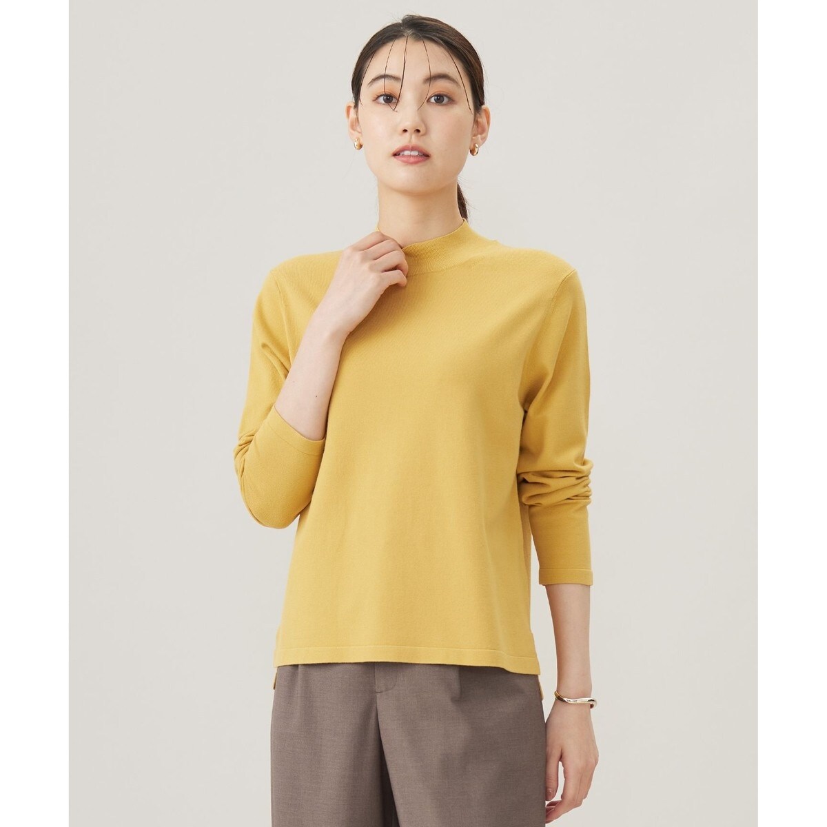 【洗える】PRINCE ハイネック ニット