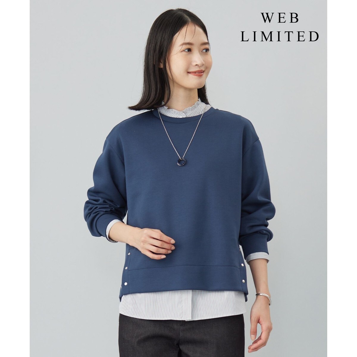 tシャツ 「WEB限定」ダンボールニットジャージー カットソー レディース tシャツ 「WEB限定カラーあり」ダンボールニットジャージー