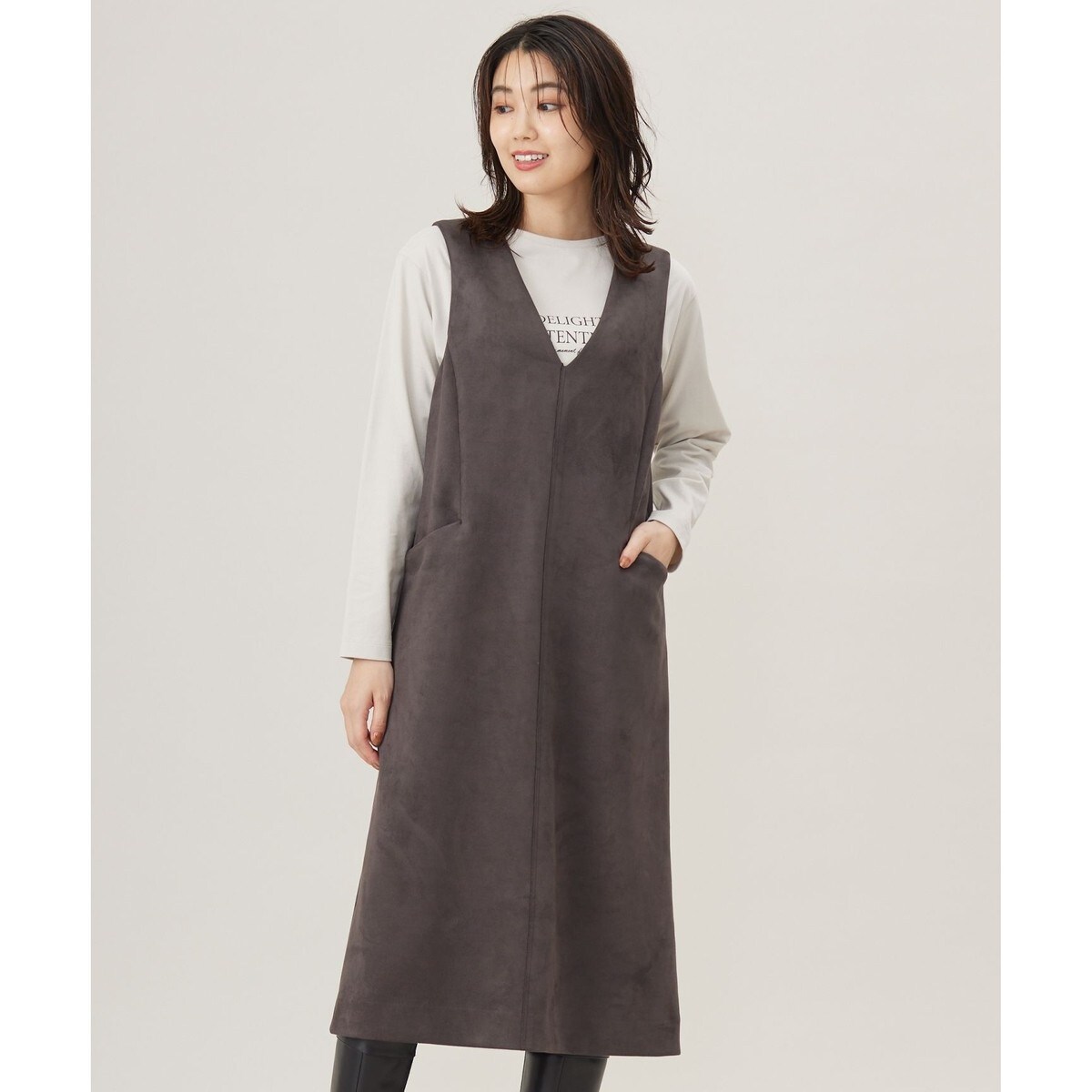 WEB限定】ウールスムースジャージー ワンピース | Jプレス(J.PRESS
