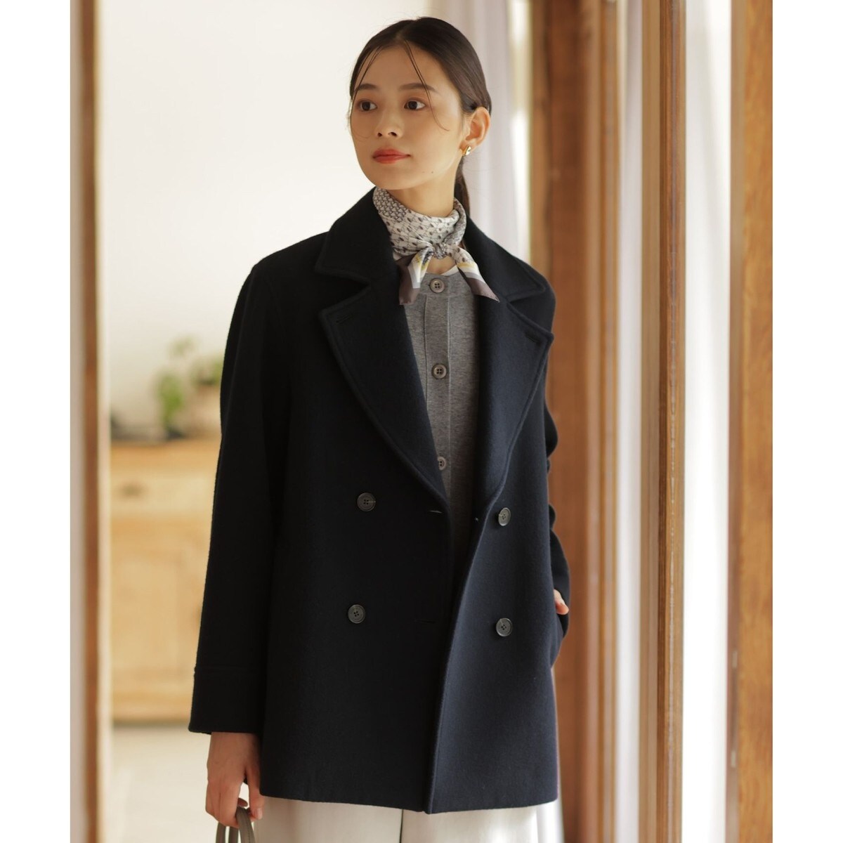 グレースコンチネンタル　ボアカラーPコート ボアカラーPコート / GRACE CONTINENTAL | GRACE CONTINENTAL