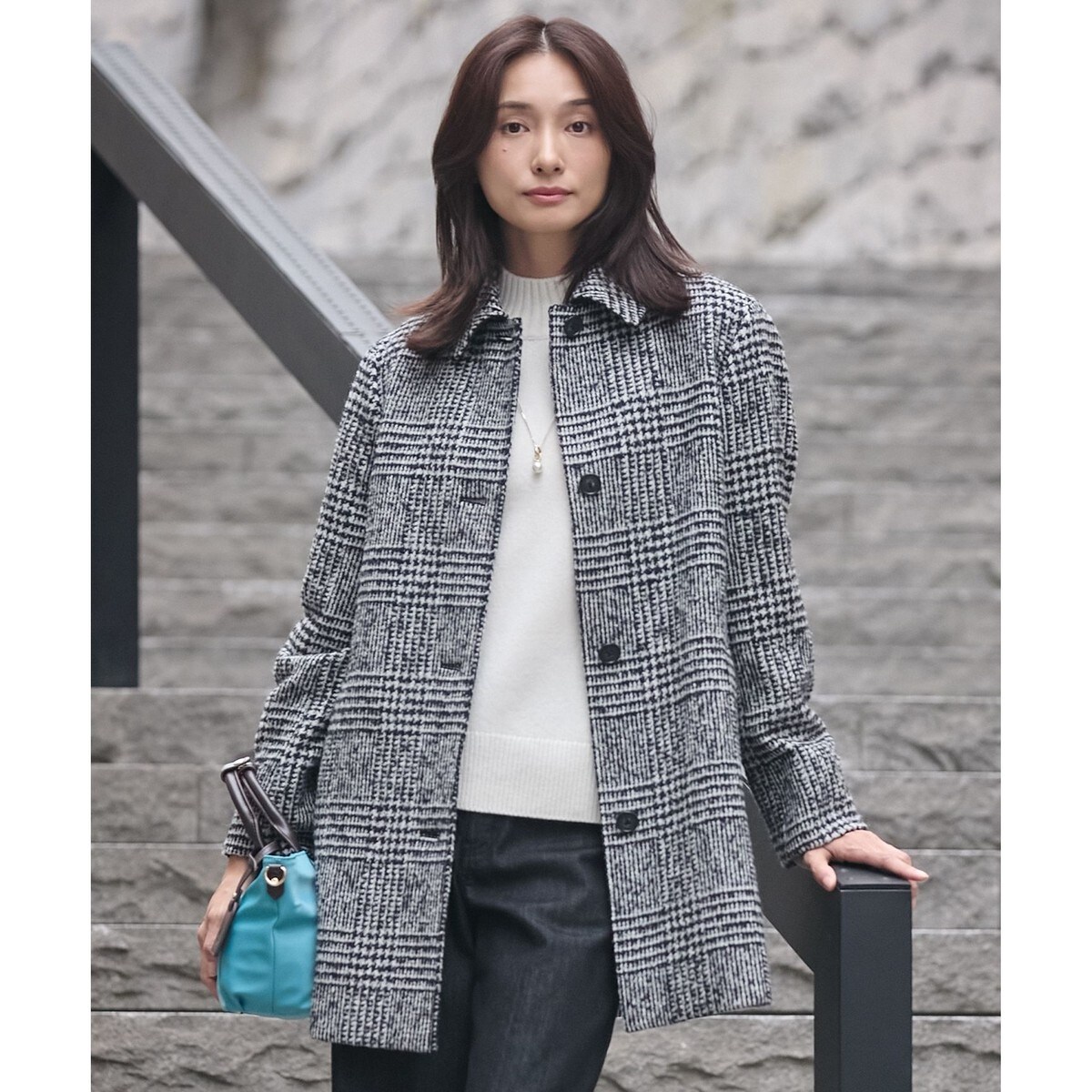 ループCheck ステンカラー コート | Jプレス(J.PRESS) | マルイウェブ