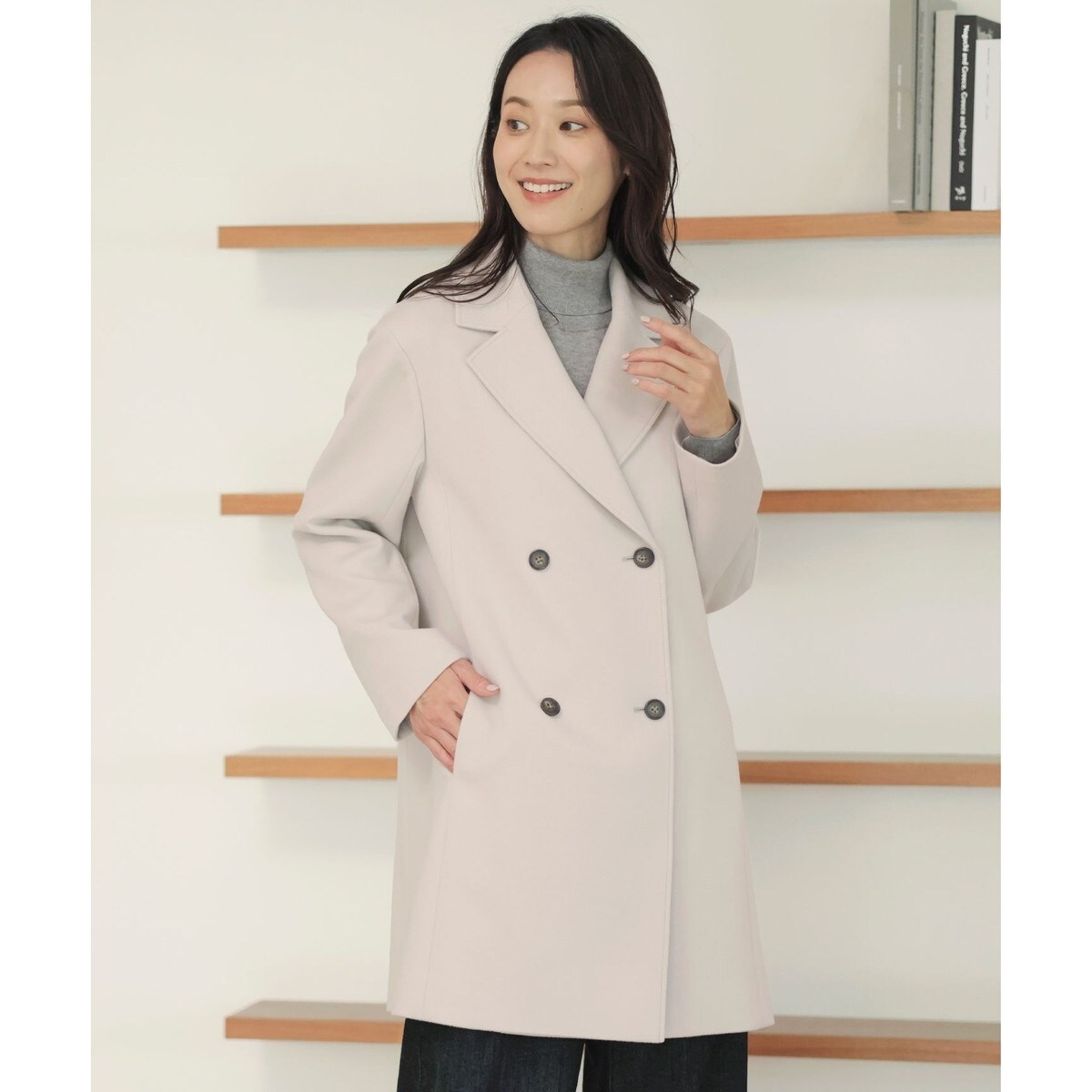 Jプレス（レディス）(J.PRESS LADIES) レディース ピーコート