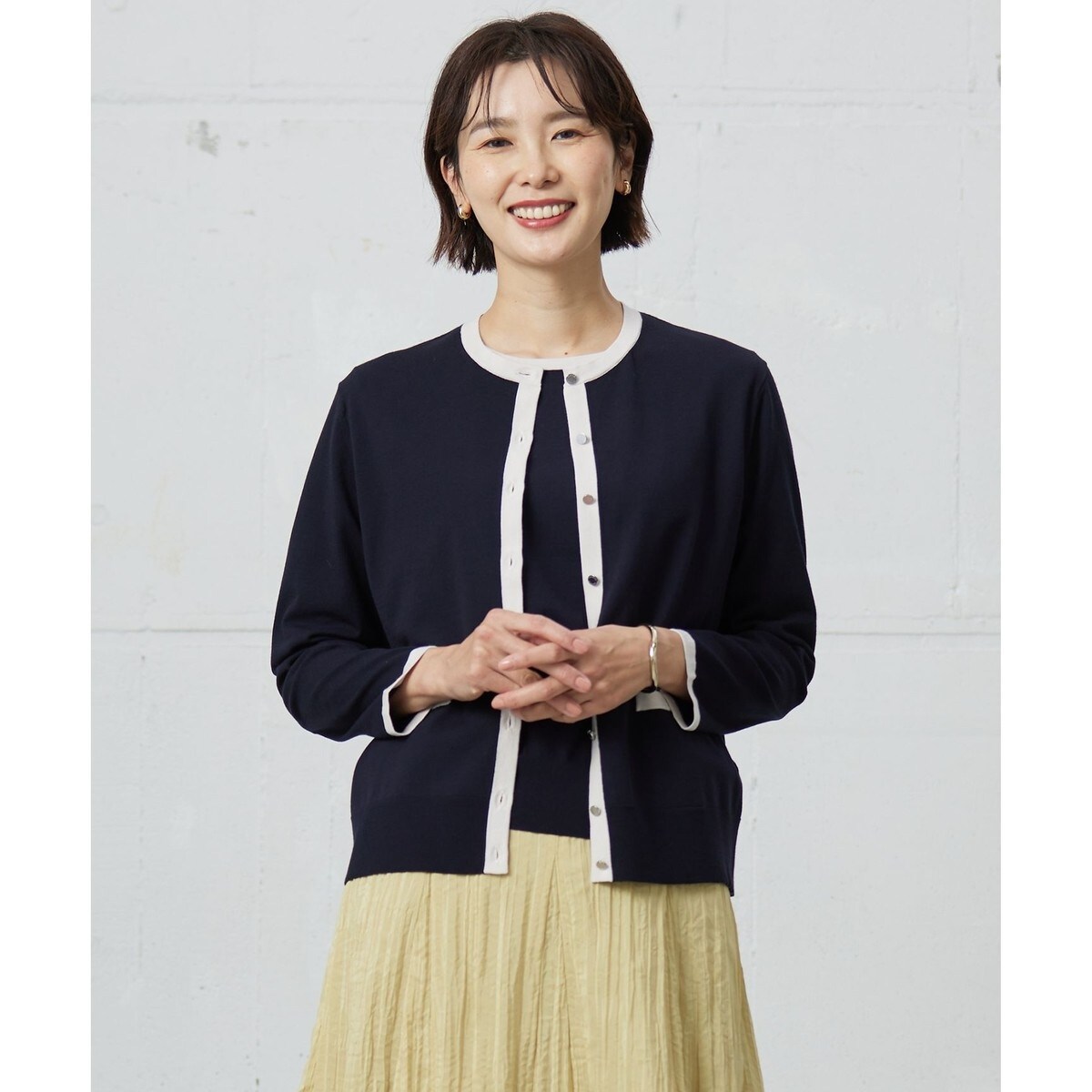 Leilian PLUS HOUSE / レリアンプラスハウス ツイードトップス 店舗人気】ブラウス【Leilian WHITE LABEL