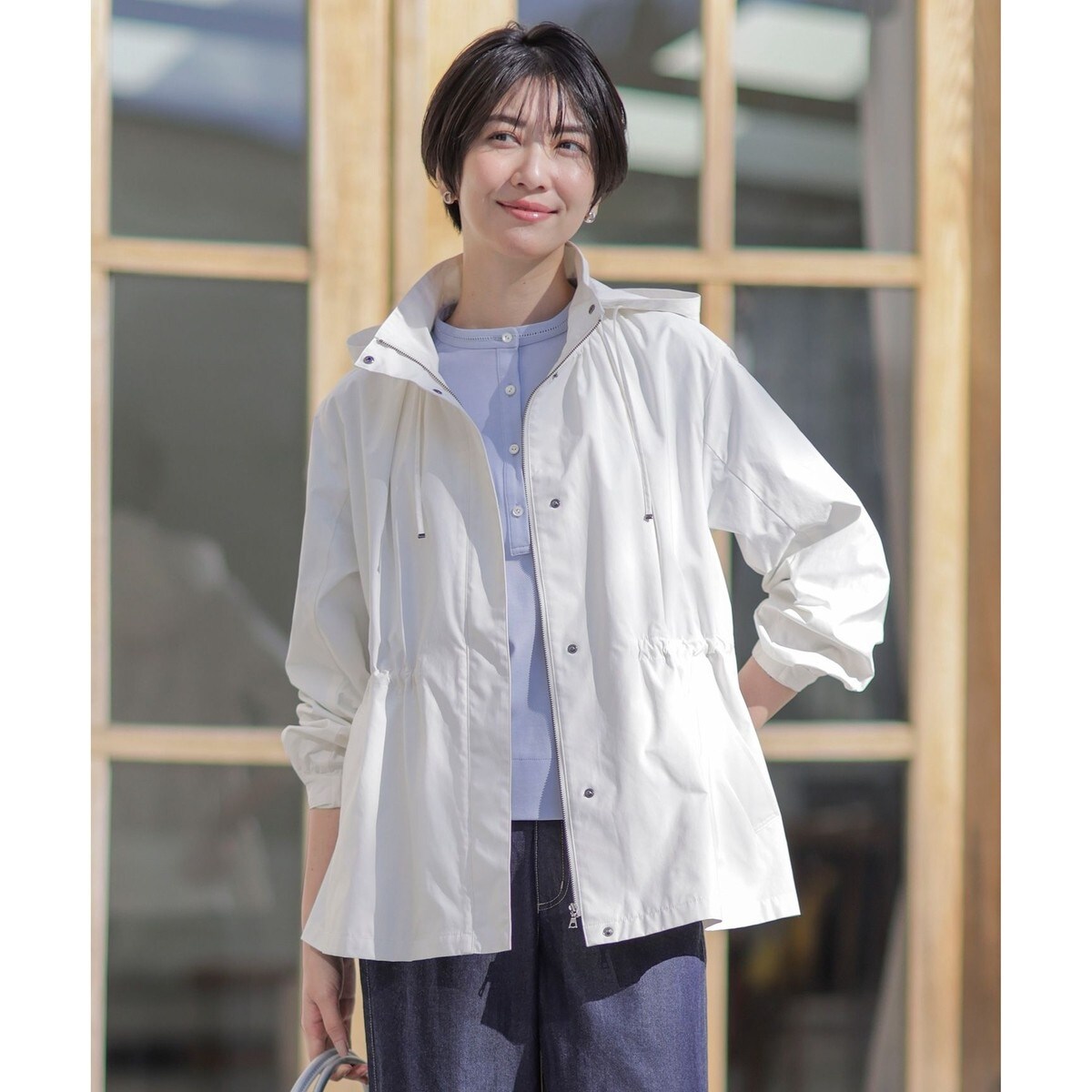 撥水加工/洗える】中綿ベストライナー付き マルチウェイアウター | 23