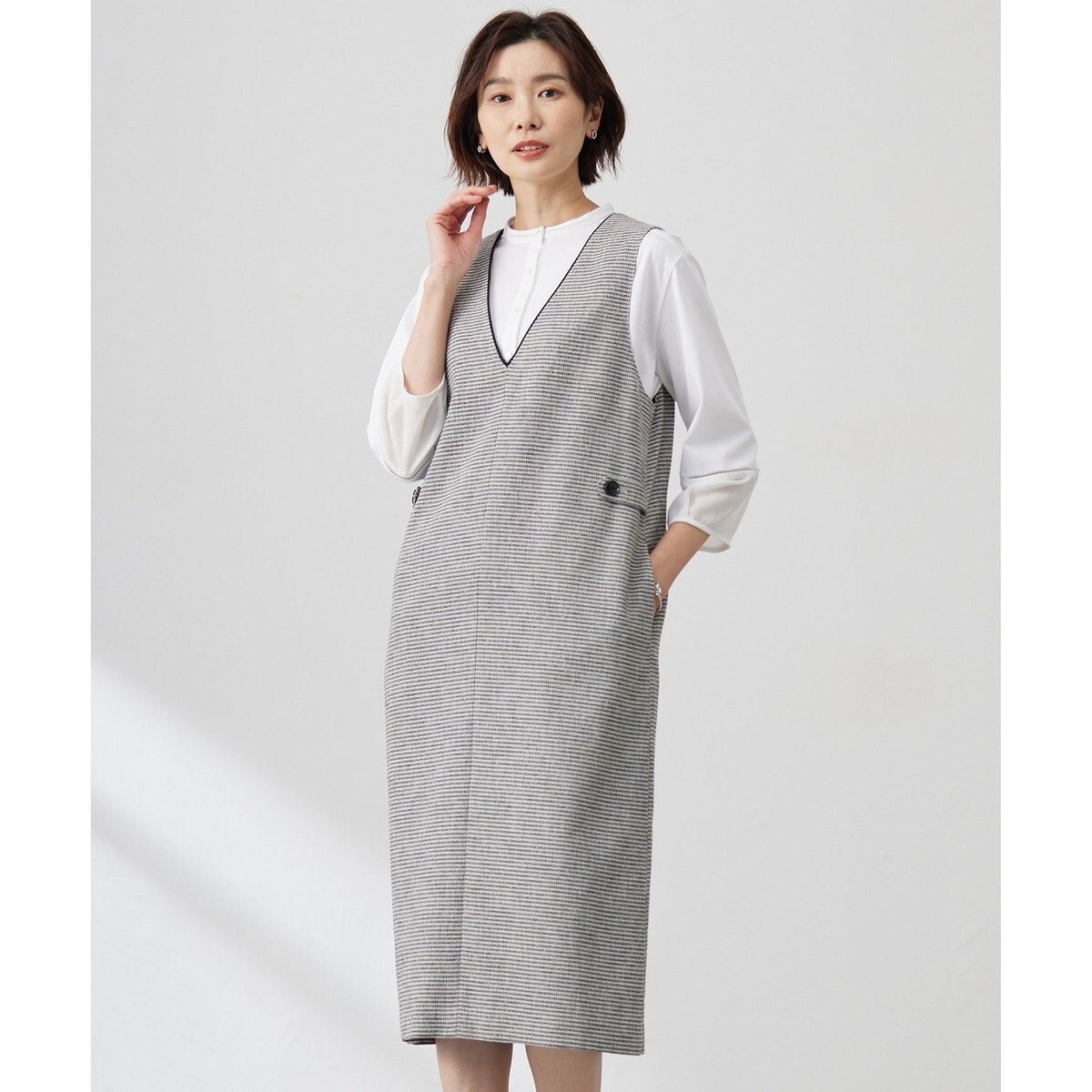 洗える】レーヨンストレッチ ワンピース | Jプレス(J.PRESS) | マルイ