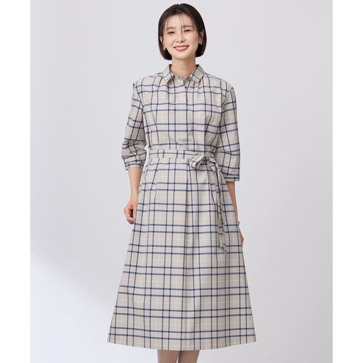 洗える】TWマットクロス シャツワンピース | 23区(23KU) | マルイ