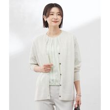 【WEB限定カラーあり・洗える】Vis/Peスパーク ニット カーディガン