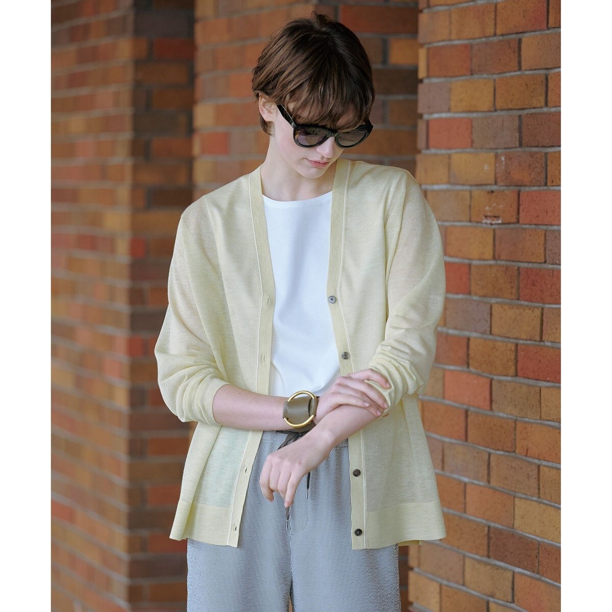 AUSSIE AIR FAIR ISLE カーディガン | Jプレス(J.PRESS