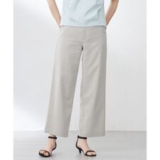 【洗える】Crispyツイル ストレート パンツ
