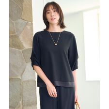 【洗える・吸水速乾・接触冷感・セットアップ対応】Light ジョーゼット ブラウス