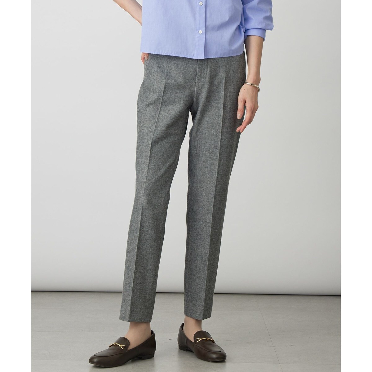 シルクネップヘリンボーン ガウチョ パンツ | 23区(23KU) | マルイ