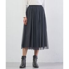 【2way】リバーシブル チュール スカート