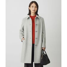 ショートビーバー ロング丈 ステンカラー コート