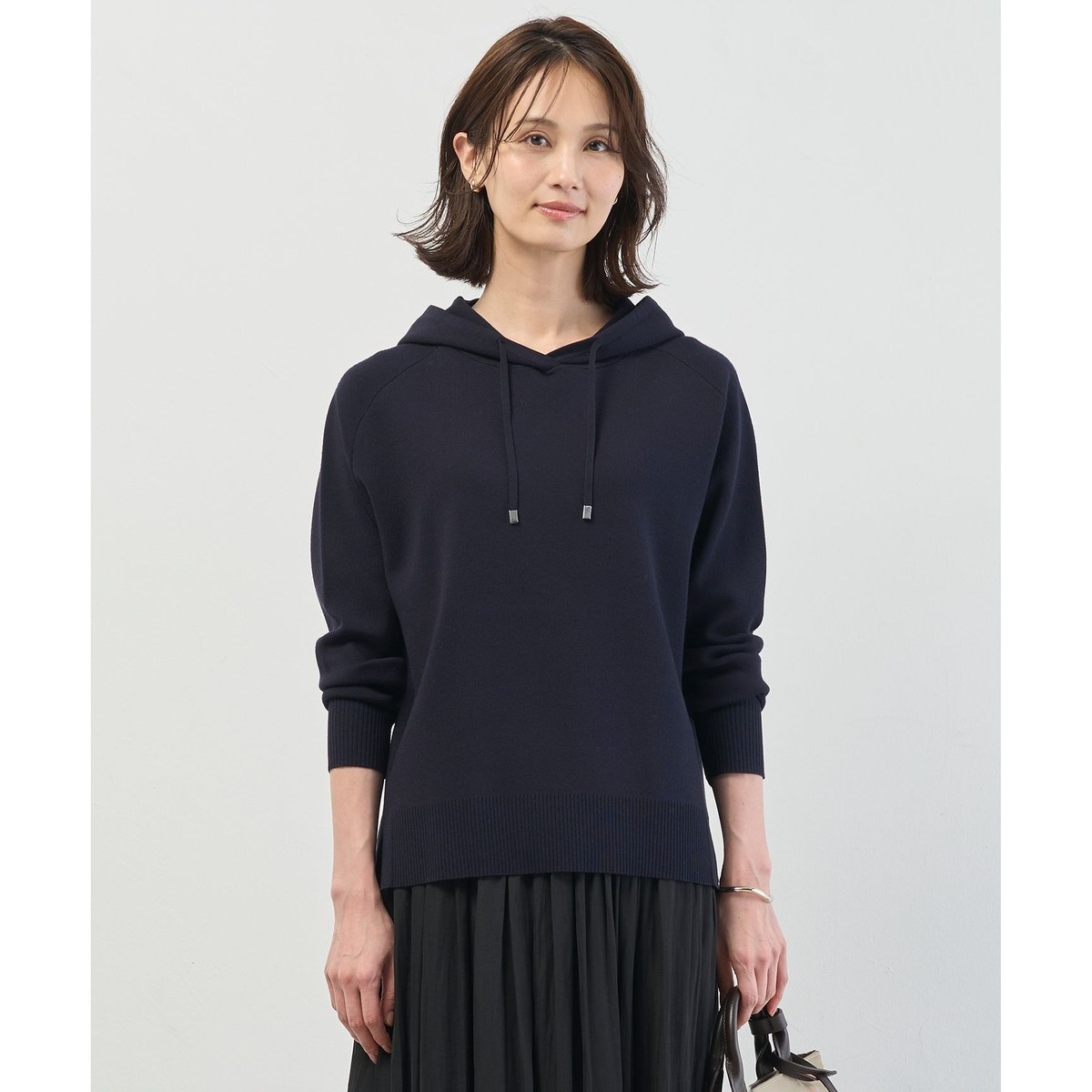 コットンウール ニット パーカー | 23区(23KU) | マルイウェブチャネル
