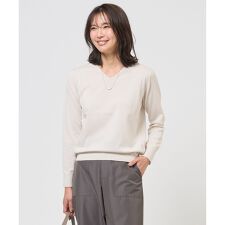 HIGH GAUGE BASIC Vネック ニット