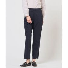 【WEB限定カラーあり・人気素材・セットアップ対応】セルロースリネンストレッチ テーパード パンツ