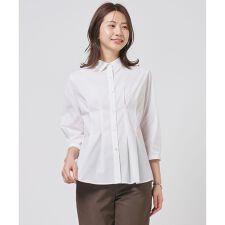 【WEB限定カラーあり】SOFT TC ストレッチ シャツ ブラウス