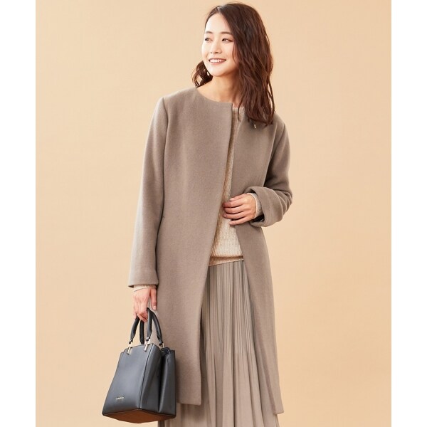 新品　anySiS スーペリアファインウールモッサ　カラーレス　コート 楽天市場】【SALE／50%OFF】スーペリアファインウールモッサ