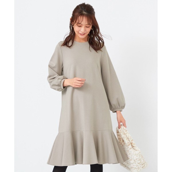 any SiS【新品】【洗える】ポンチフレア ワンピース 洗える】ポンチフレア ワンピース | エニィスィス(any SiS