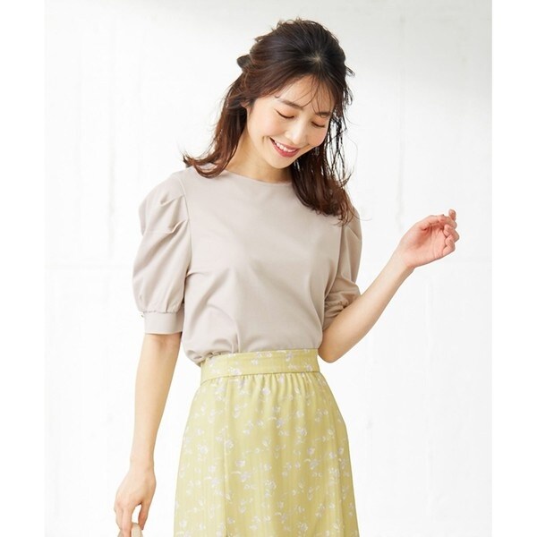 Tシャツ/カットソー レーヨンナイロンポンチ チュニックカットソー