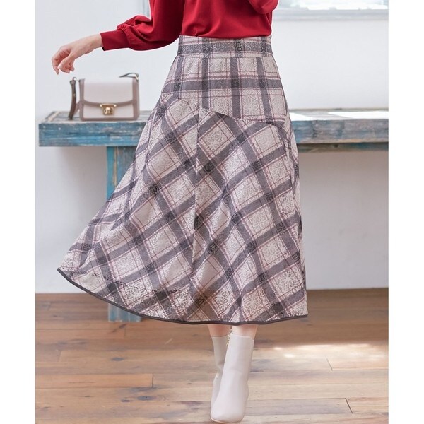 ELENI エルニ 四子撚りウールバイアススカート ELENI/エルニ 四子撚りウールバイアススカート（ロング・マキシ