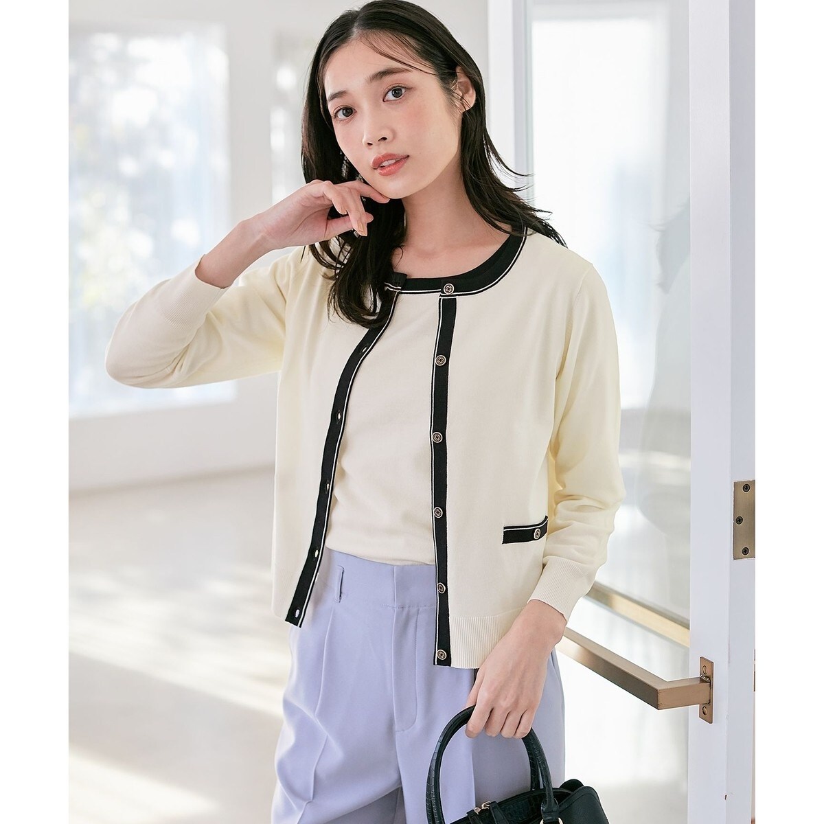 【新品未使用/2点セット】any sis ビューティーツイルストレッチ　セット 2SET】ラインディテール ツイン セット | エニィスィス(ANY SIS