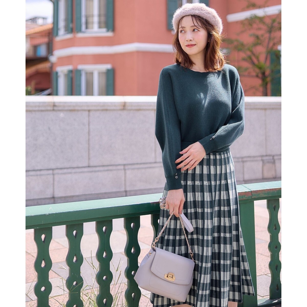 EATME ロゴニットトップス スカート セットアップ EATME EMロゴニットTOP（セットアップ可能）（ブラック