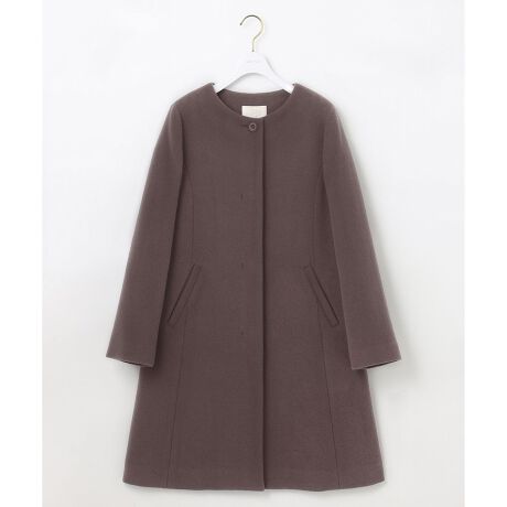 ファインウールモッサ ノーカラーコート | エニィスィス(ANY SIS 