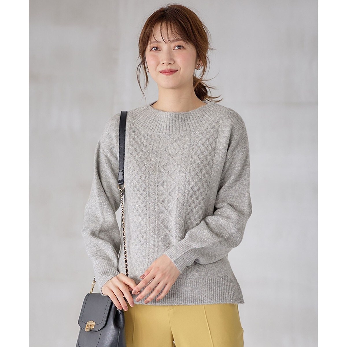 ︎ssw♡  洗える】ラメケーブル ニット | エニィスィス(ANY SIS) | マルイウェブ