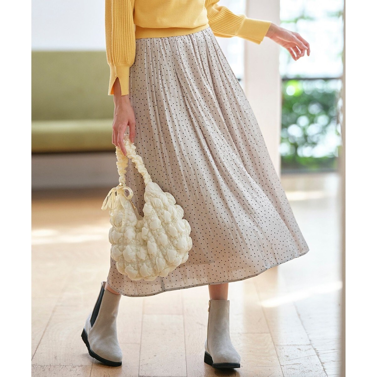 洗える】ラメツイードナローフレア スカート | エニィスィス(ANY SIS