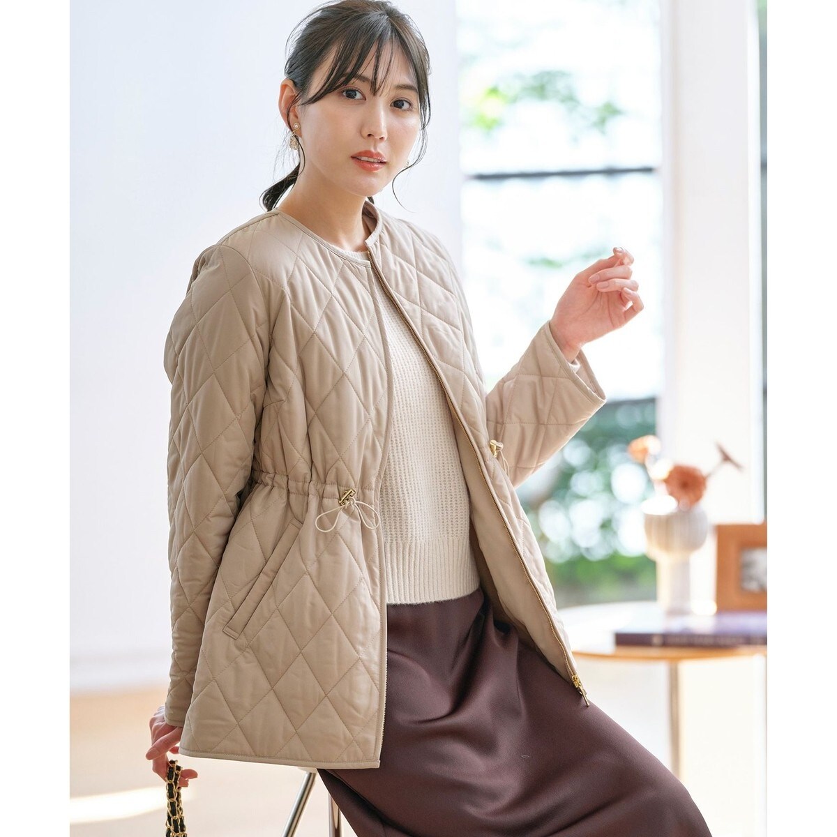 撥水】キルティングジップ アウター | エニィスィス(ANY SIS) | マルイ