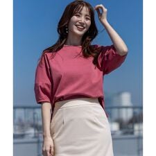 【撥水・汗ジミ防止・UVケア・洗える】スーピマスムース クロップド Tシャツ | エニィスィス(any SiS)