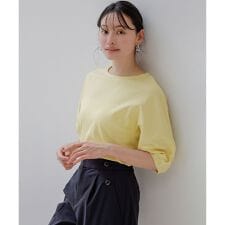 【撥水・汗ジミ防止・UVケア・洗える】スーピマスムース クロップド Tシャツ | エニィスィス(any SiS)