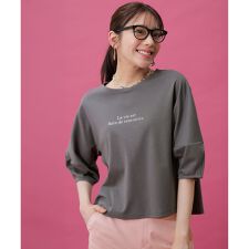 【撥水・汗ジミ防止・UVケア・洗える】スーピマスムース クロップド Tシャツ | エニィスィス(any SiS)