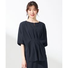 【前後着用・UVケア・洗える】2WAYジョーゼットジャージードルマン カットソー | エニィスィス(any SiS)