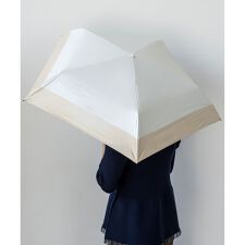 【晴雨兼用/UVカット・遮光】バイカラーライト 折りたたみ傘